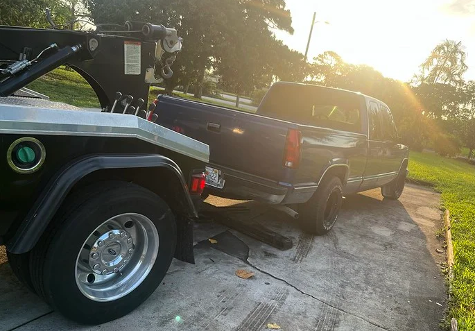 Free towing for junk car pickup